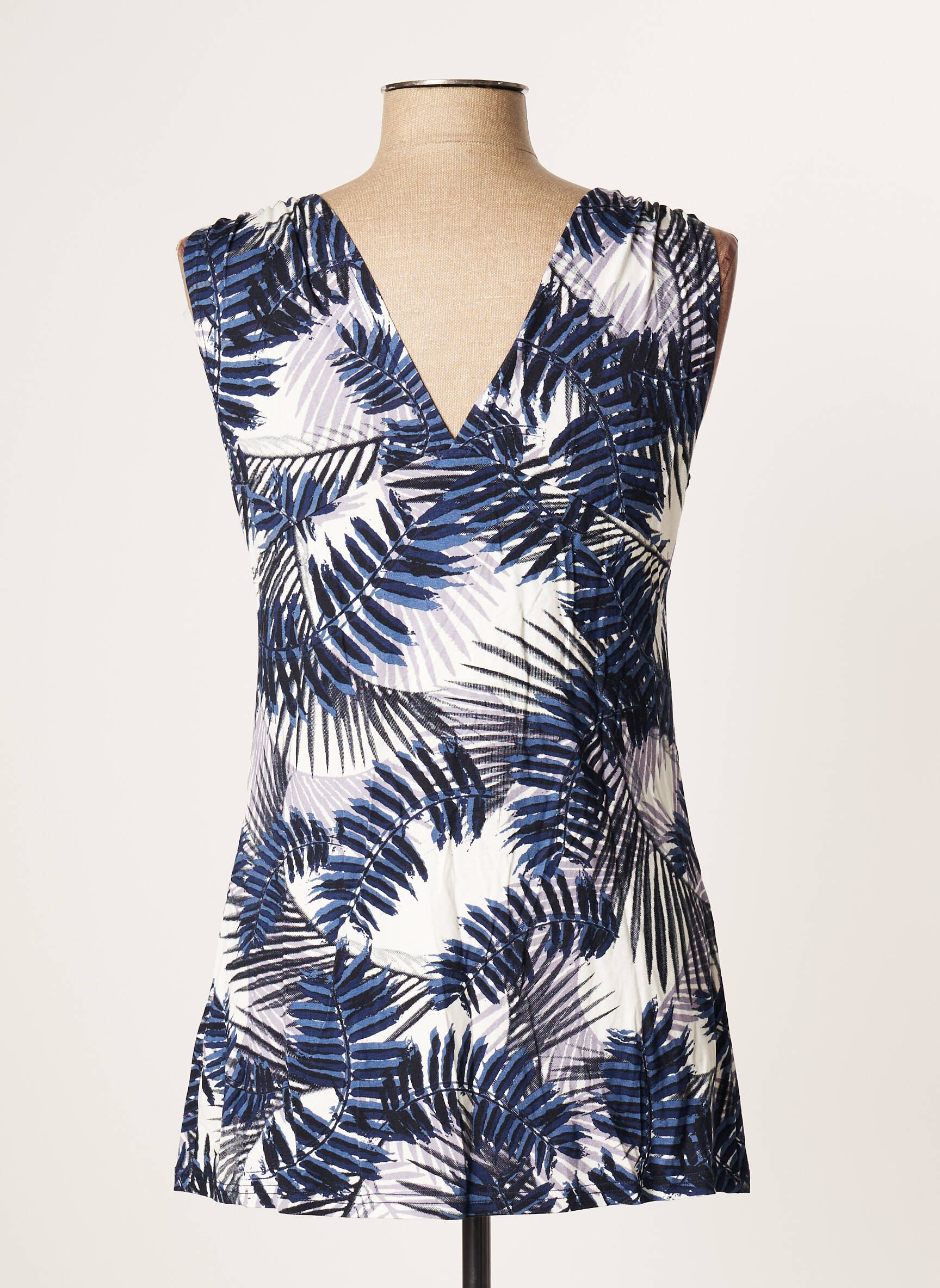 Janira Tuniquesansmanche Femme couleur bleu