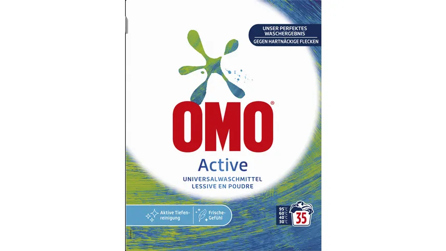 OMO Waschpulver Universal Active 35 WL 2.28 kg