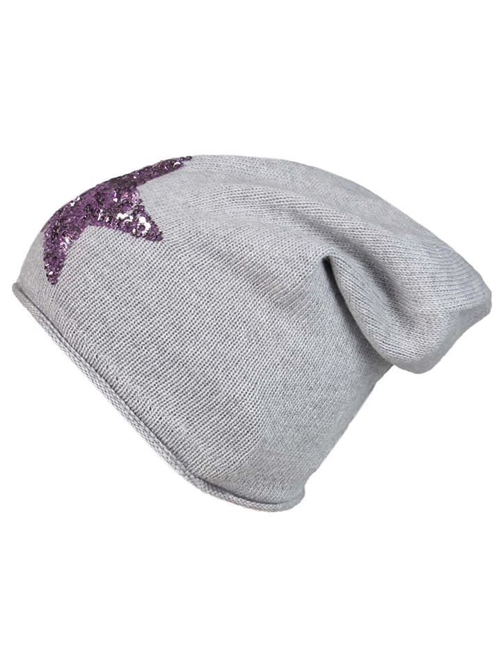 Zwillingsherz Beanie in Grau günstig kaufen onesize
