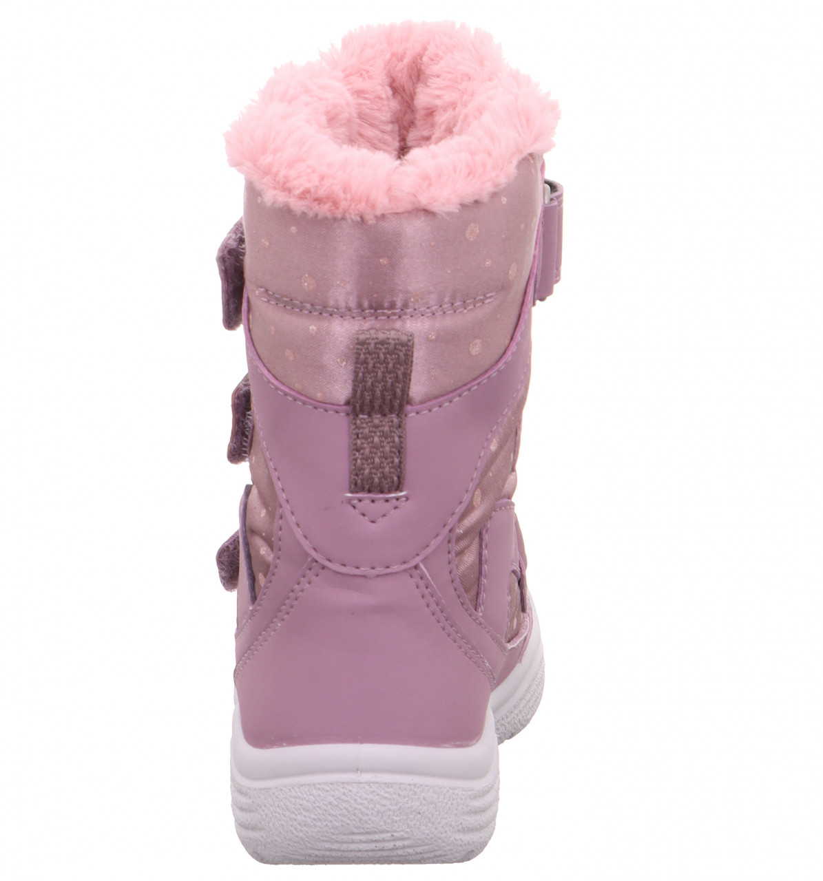 CRYSTAL - Lila/Rosa Stiefel mit Klettverschluss