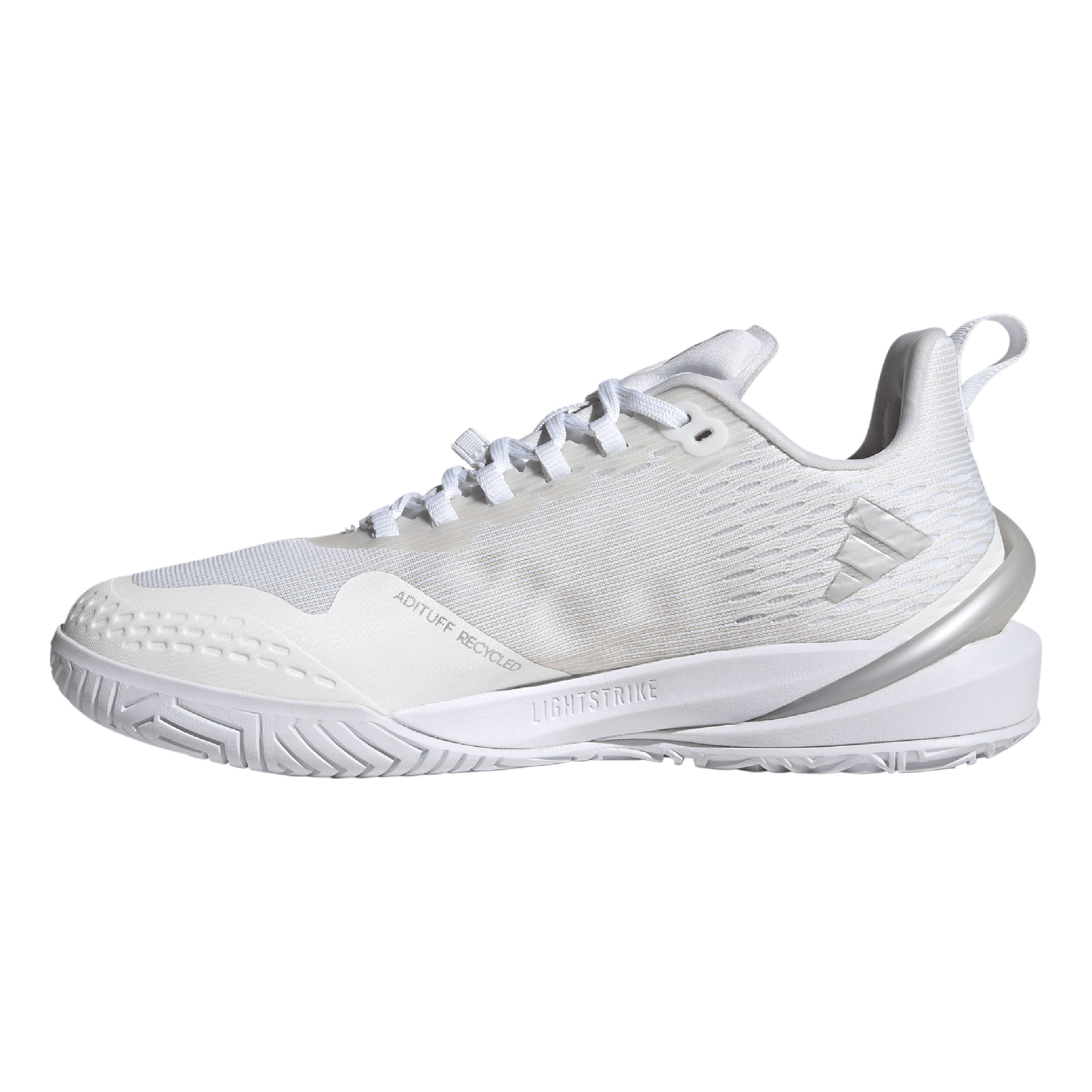 Adizero Cybersonic Allcourtschuh Damen - Weiß, Silber