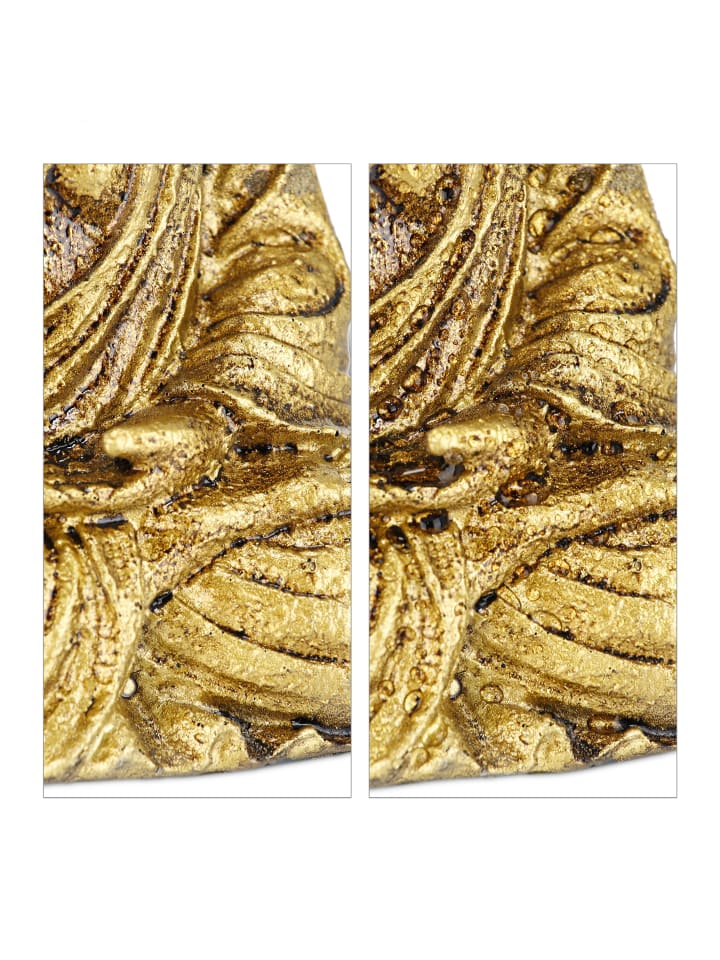 relaxdays Buddha-Figur in Gold günstig kaufen onesize