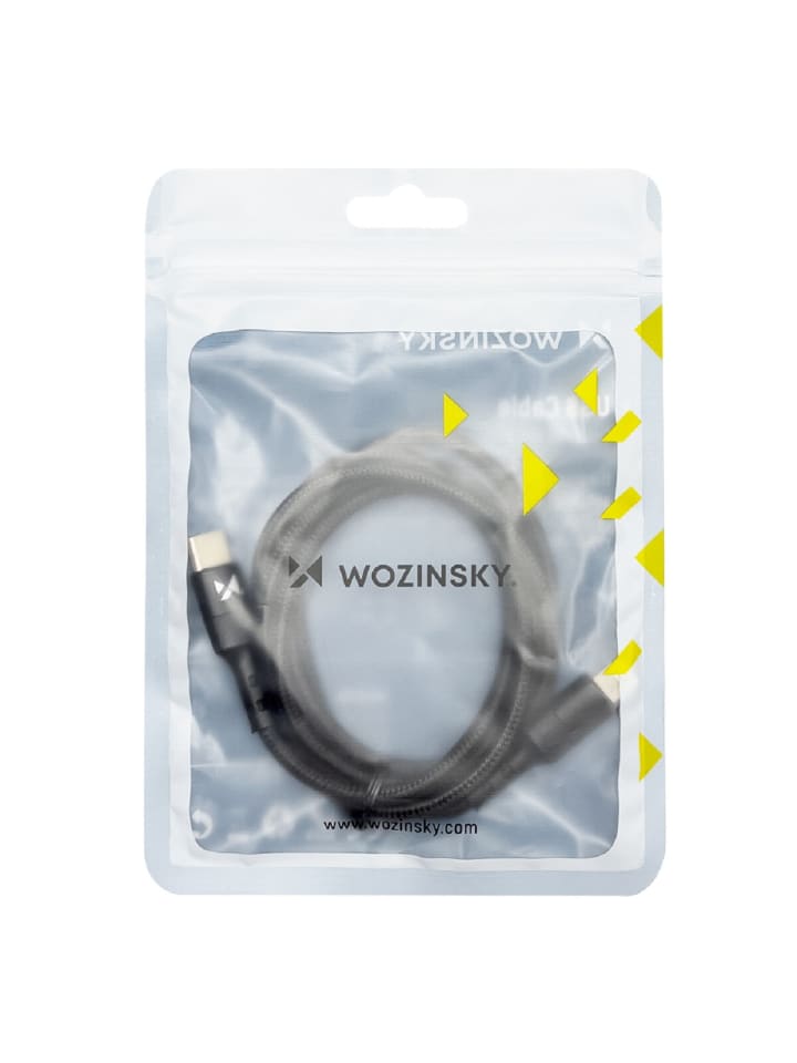 Wozinsky Ladekabel USB Typ C Kabel - iPhone 18W Schwarz 2m in Schwarz günstig kaufen onesize