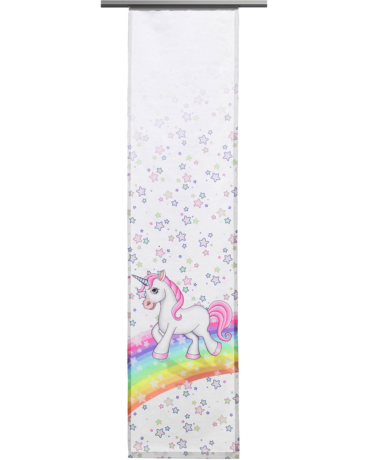 Schiebevorhang Einhorn, 245 x 60 cm