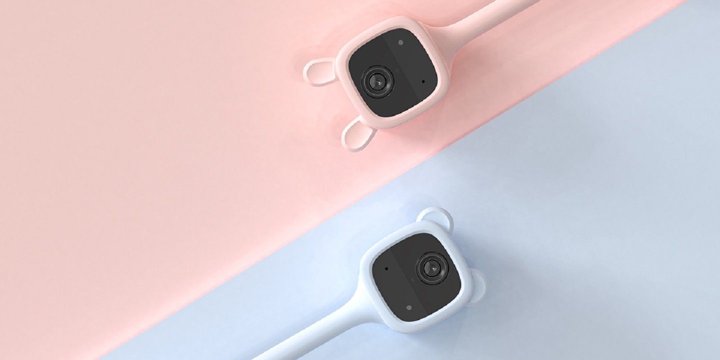 EZVIZ Video-Babyphone BM1 Babyphone Blue Smart Babymonitor, Akkubetrieben, Musikwiedergabe uvm.