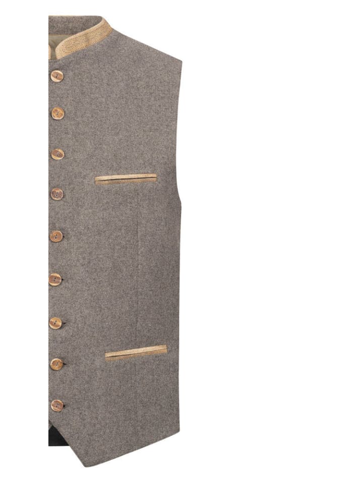 Nübler Trachtengilet Gustl in Kiesel günstig kaufen