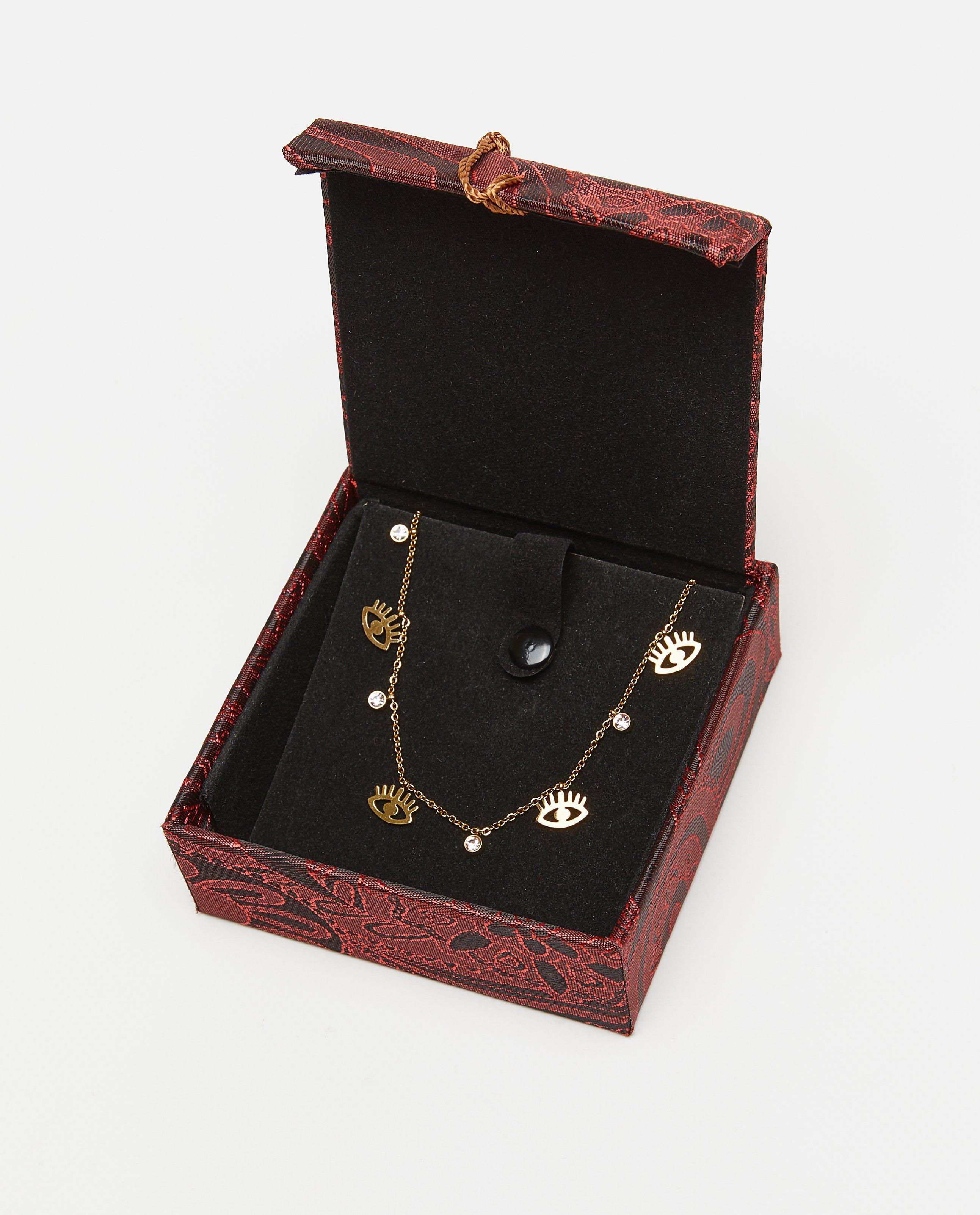 Zen for her Halsband med Förgyllt Grått
