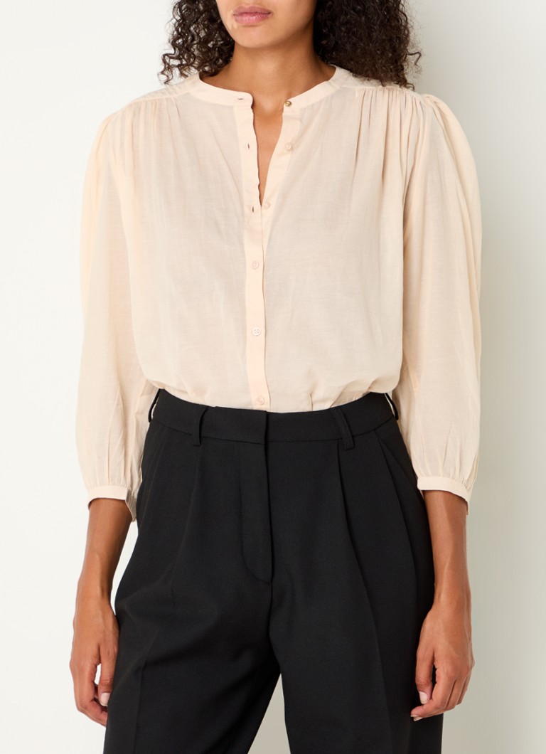 Sessùn  Suzy blouse met pofmouw