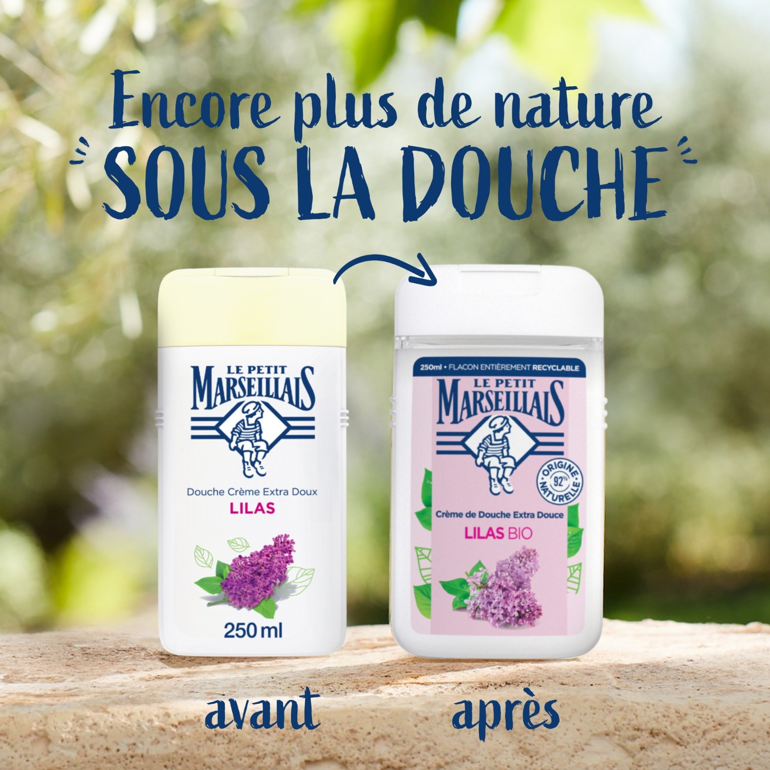 Le Petit Marseillais ekstra skånsom dusj- og badekrem[[,]] Syrin[[,]]