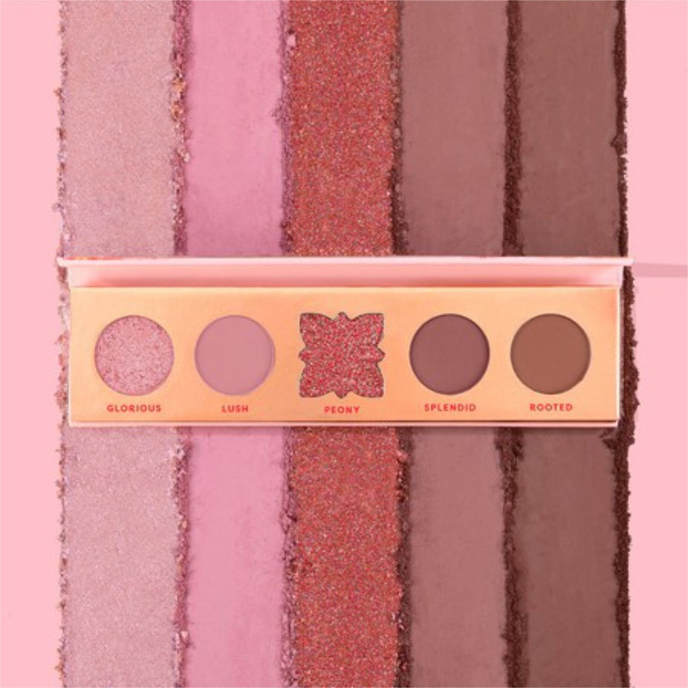 Profusion Cosmetics Palette Yeux Blooming Hues Peaceful Peony  5 teintes Palette de fards à paupières