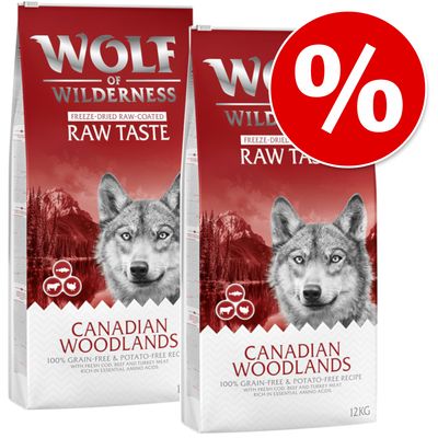 2 x 12 kg Wolf of Wilderness 