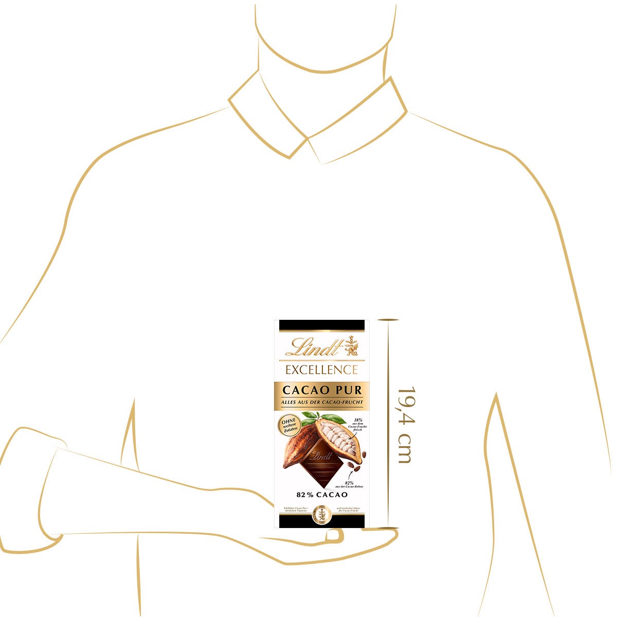 EXCELLENCE Cacao Pur, 80g