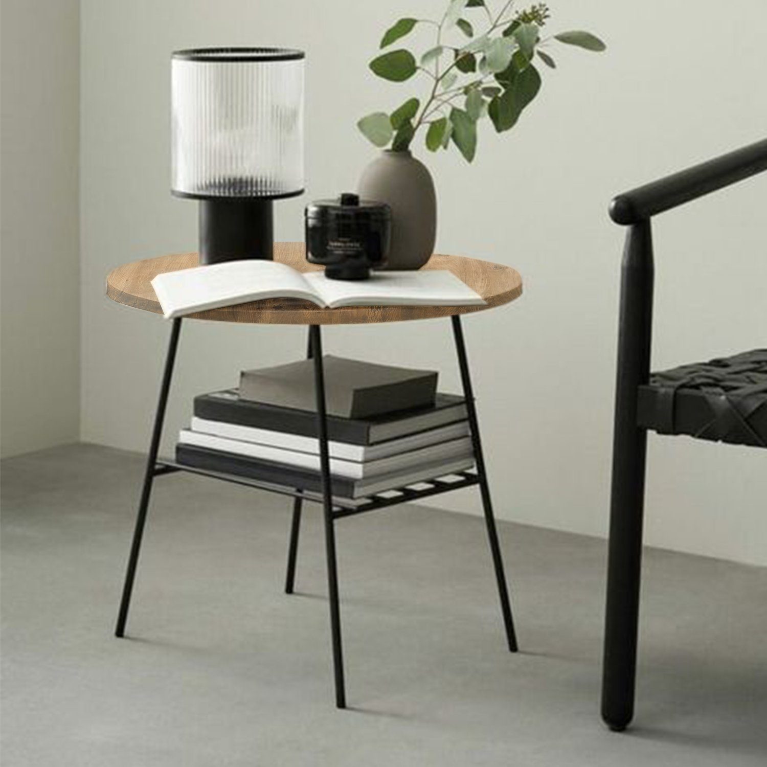 Zeta Interior Couchtisch Rund Couchtisch, Kaffeetisch, Wohnzimmertisch, Beistelltisch