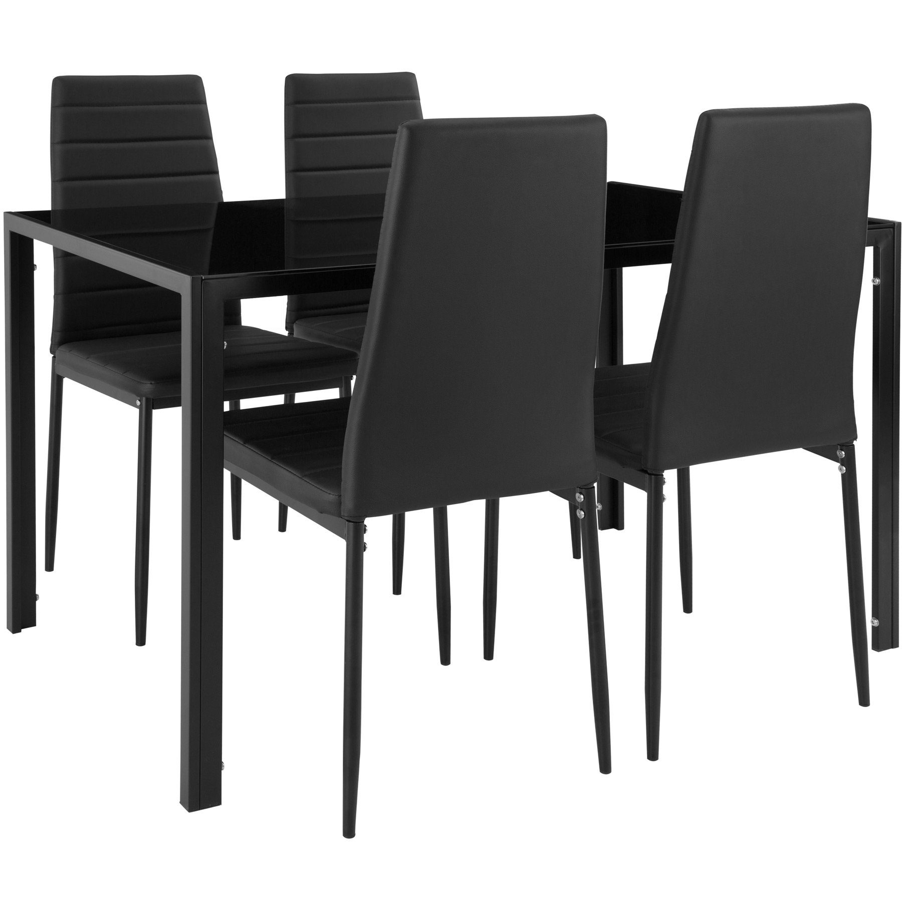 tectake Sitzgruppe Berlin, (Set, 5-tlg), leicht zu reinigen