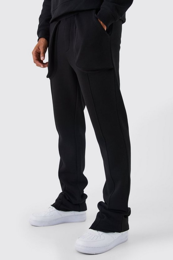 Slim-Fit Schlag-Jogginghose mit 3D-Tasche