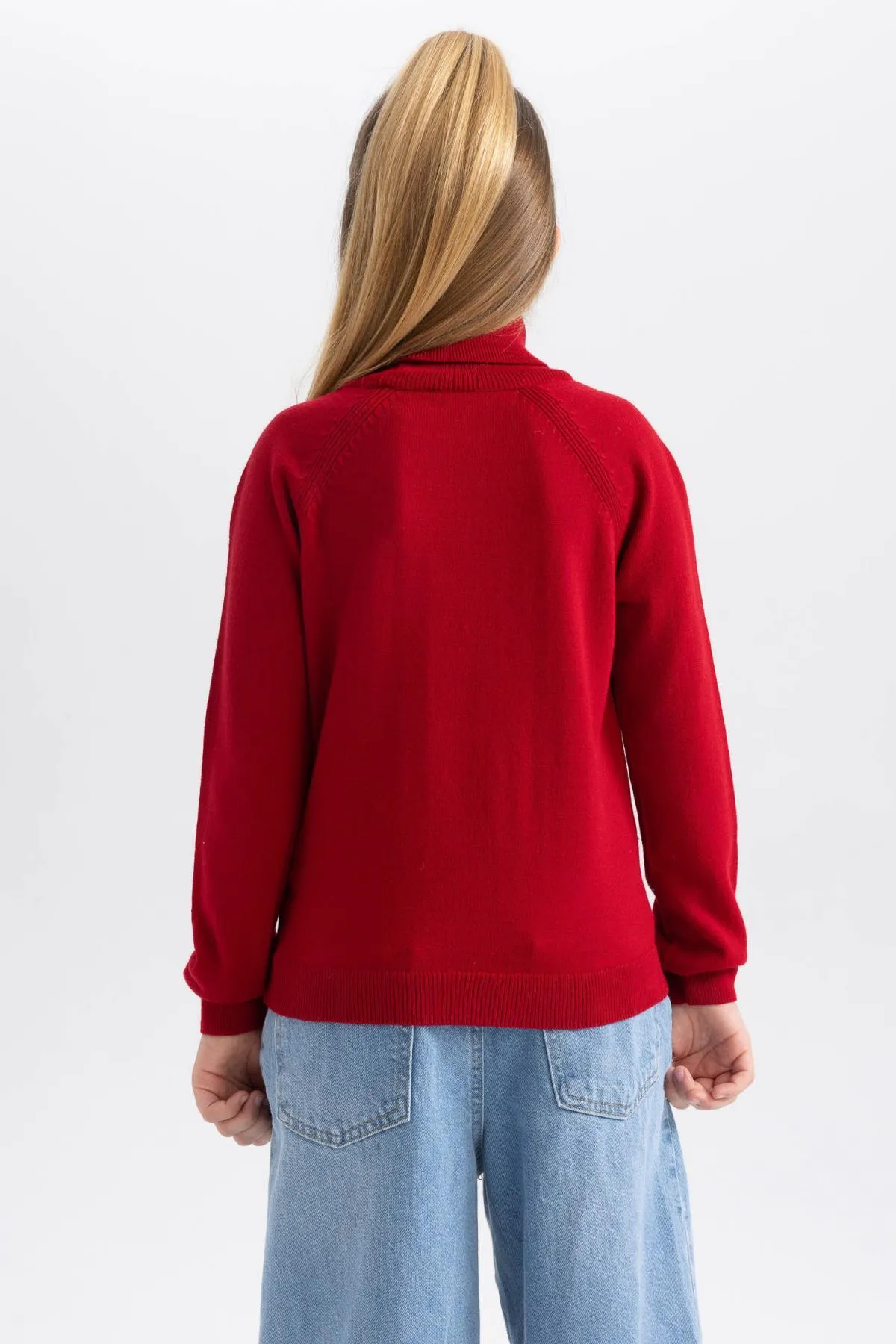 DeFacto  Roter Rollkragenpullover für Mädchen