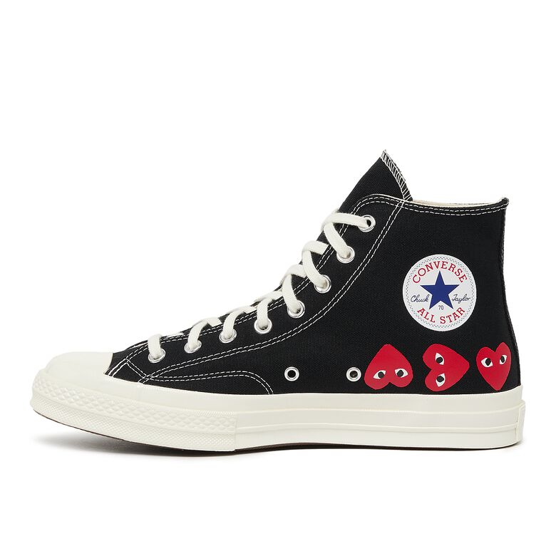 Comme des Garcons Play Multi Heart Chuck Taylor All Star '70 High Black