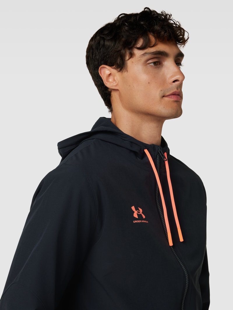 Sweatanzug mit Logo-Print in schwarz