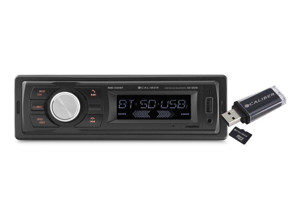 RMD030BT Autoradio - FM Radio mit Bluetooth - Schwarz
