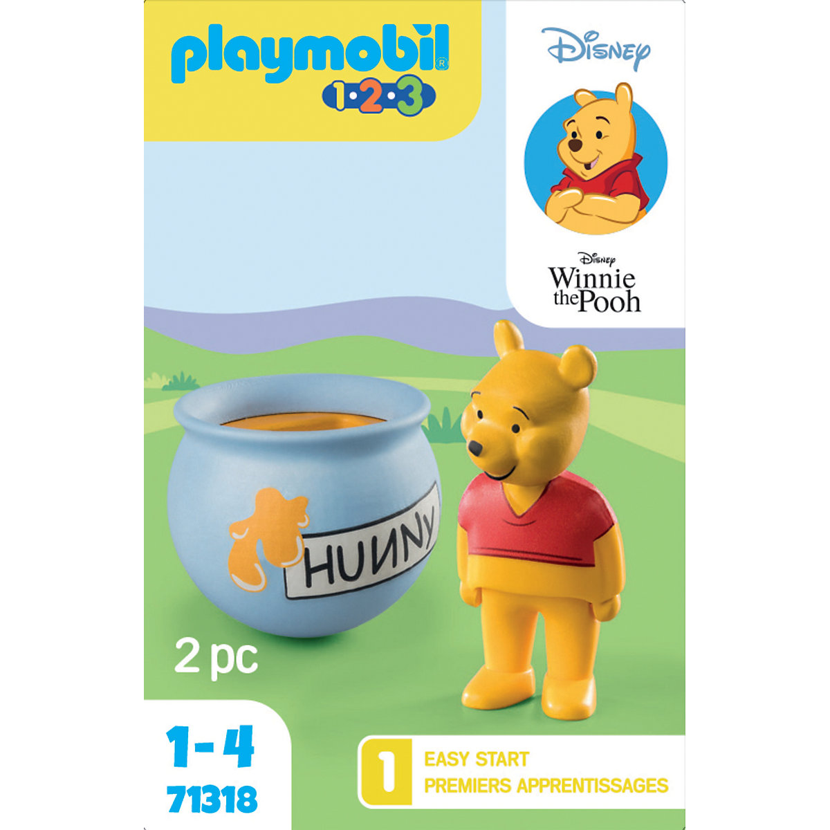PLAYMOBIL 1.2.3 &  : Winnies Stehauf Honigtopf 71318