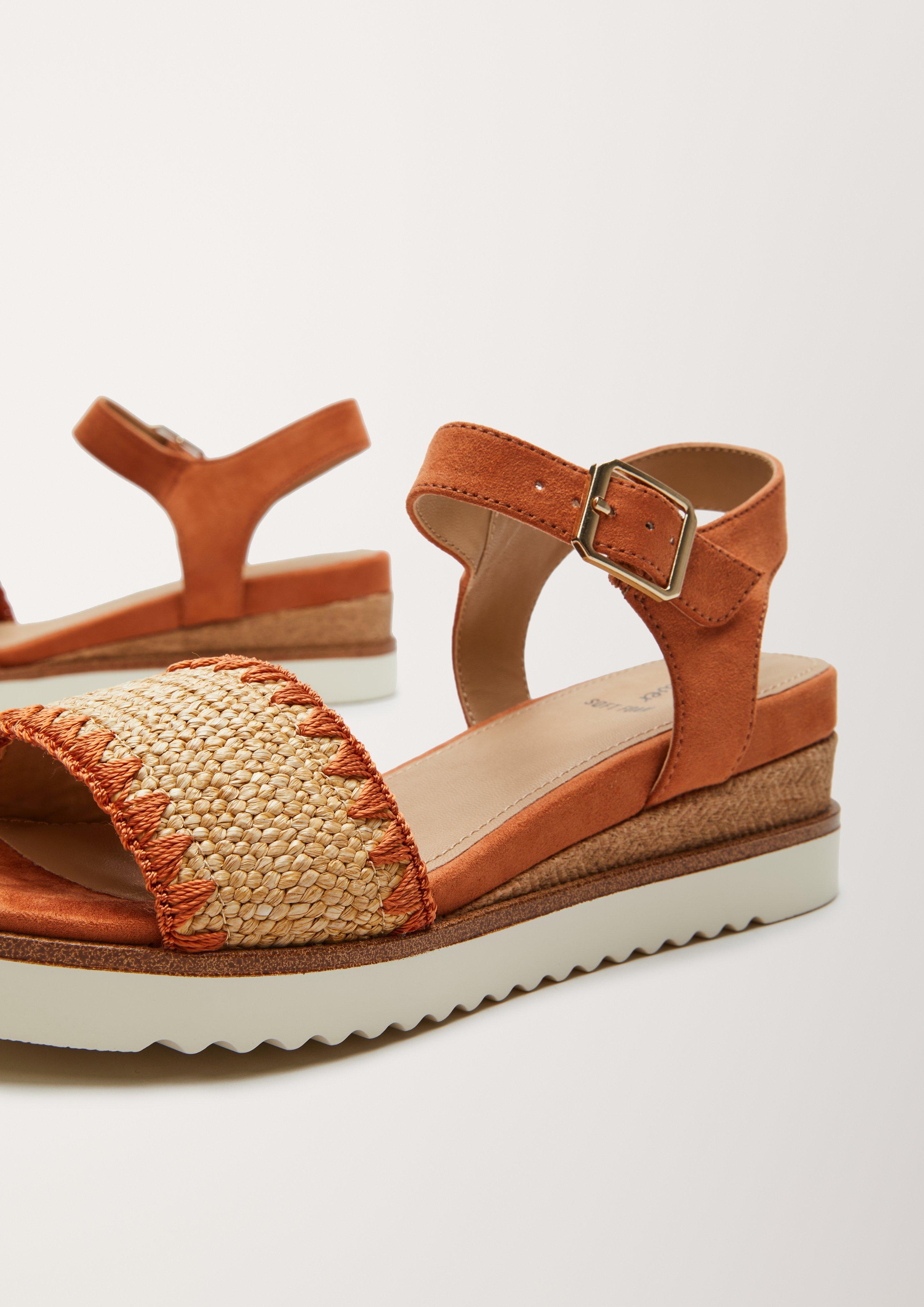 Sandalen mit Keilabsatz  6005821-653