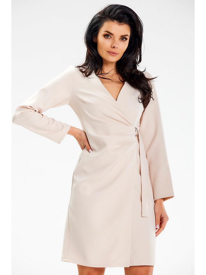 Awama Kleid in Beige günstig kaufen