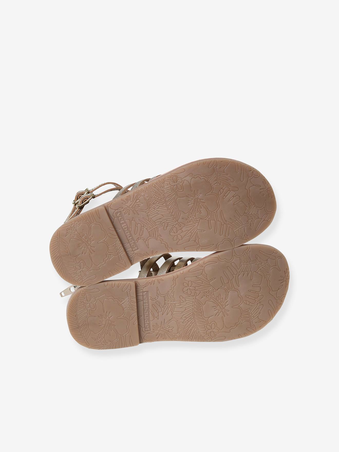 Vertbaudet Mädchen Römersandalen - schwarz
