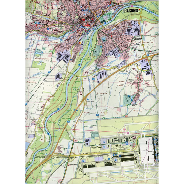 FREISING 1 : 25 000 - Wanderkarte