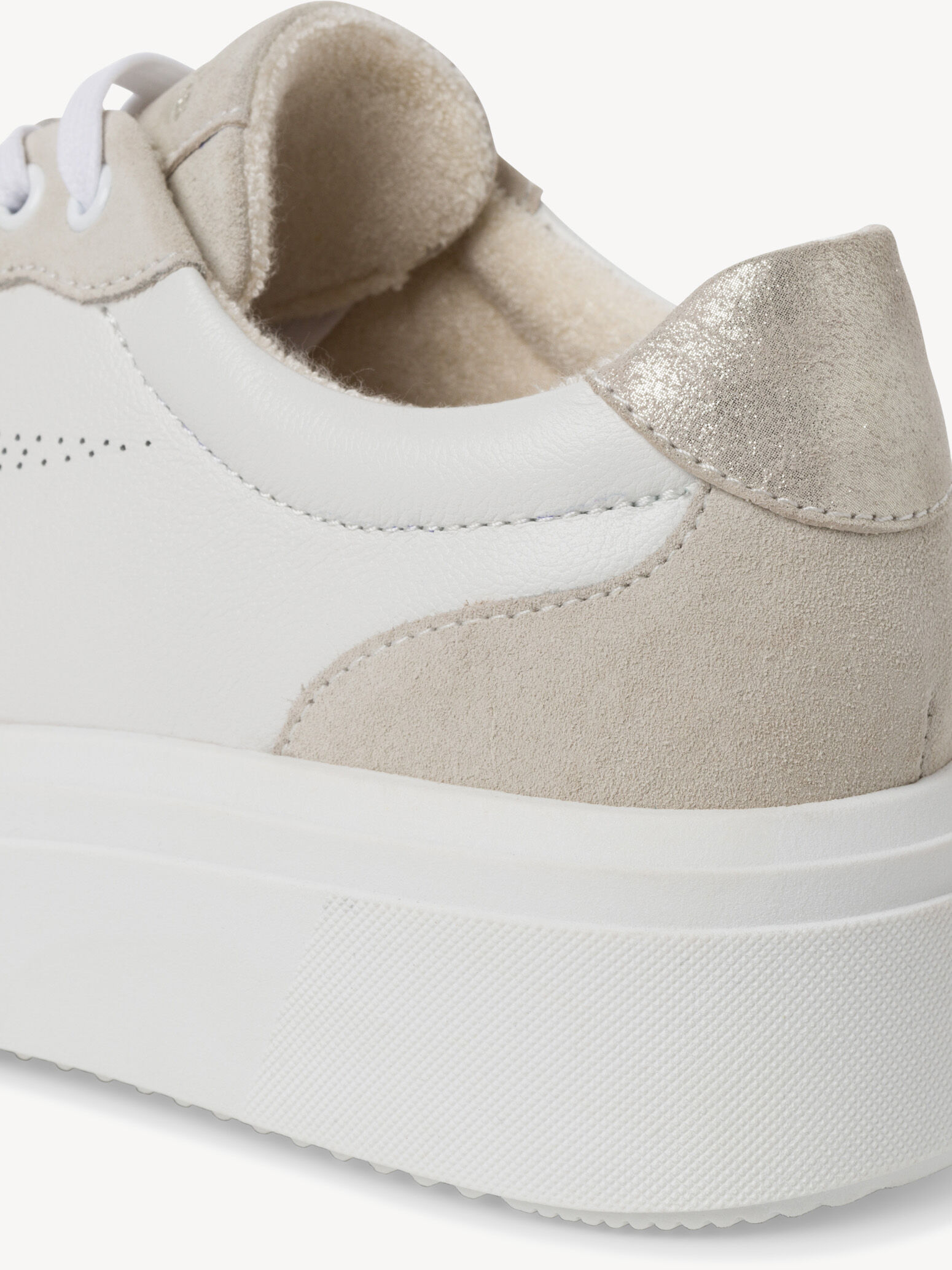 Basket en cuir - blanc
