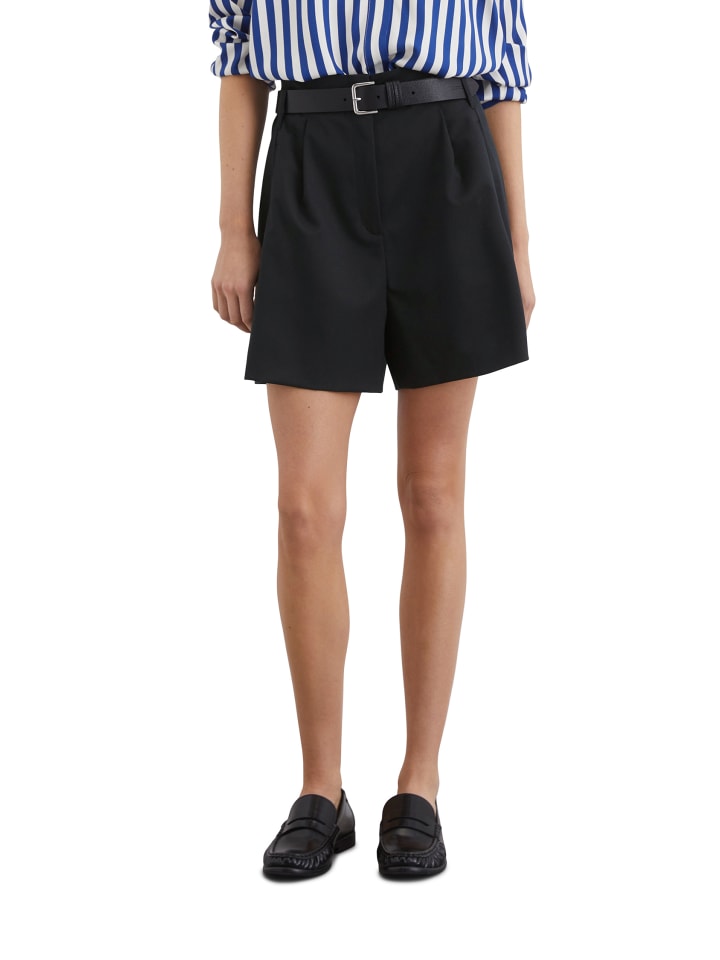 Marc O'Polo Shorts tailored in deep night blue günstig kaufen