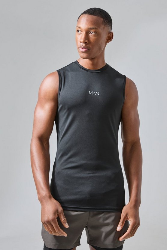 Man Active Kompressions Tanktop