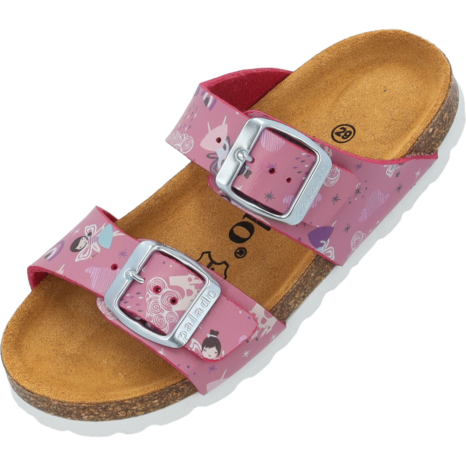 Palado Kids Samos G Print, Pantoletten, Kinder, Pink Fairy