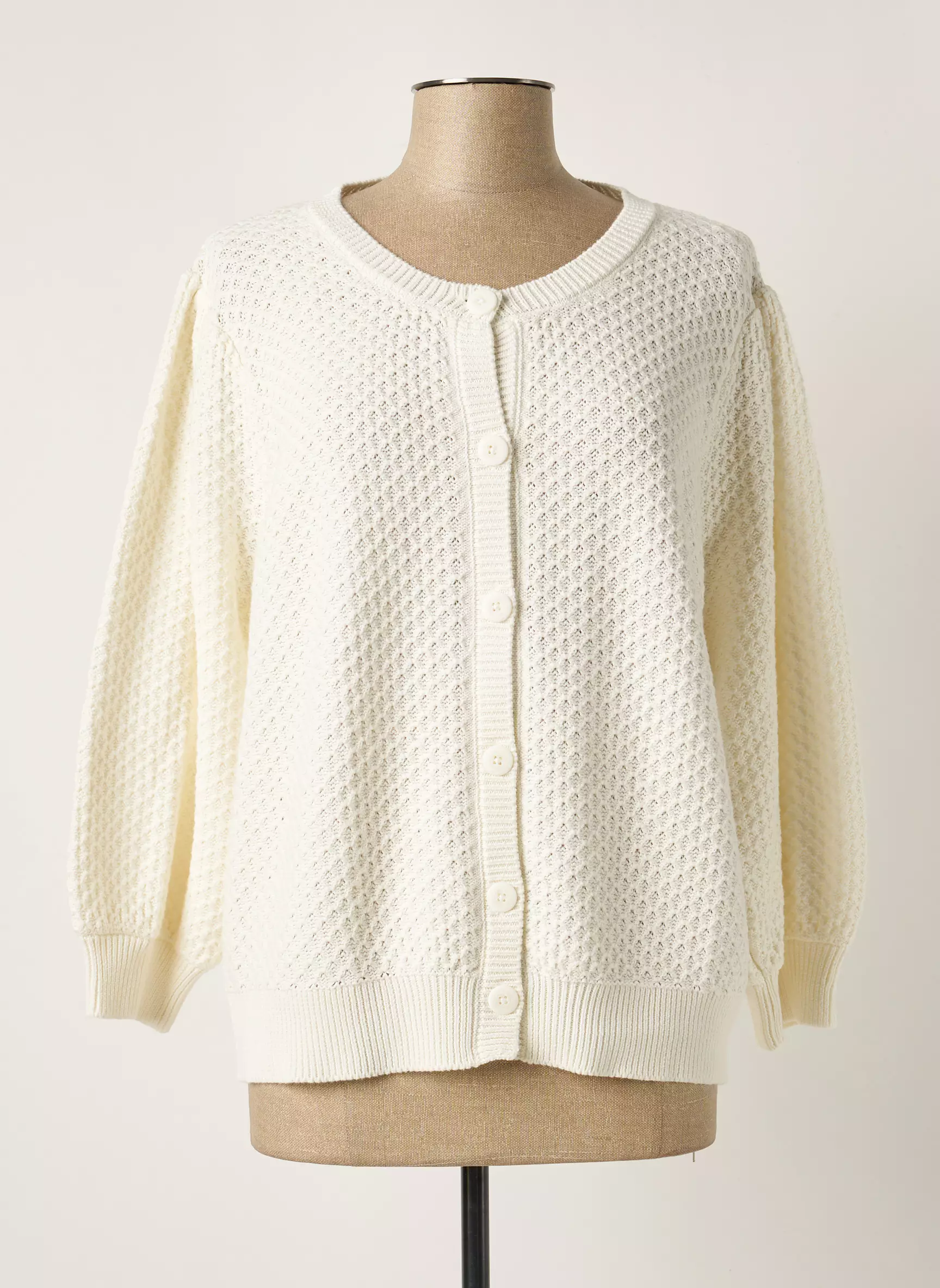 C Est Beau La Vie Cardigans Femme couleur blanc