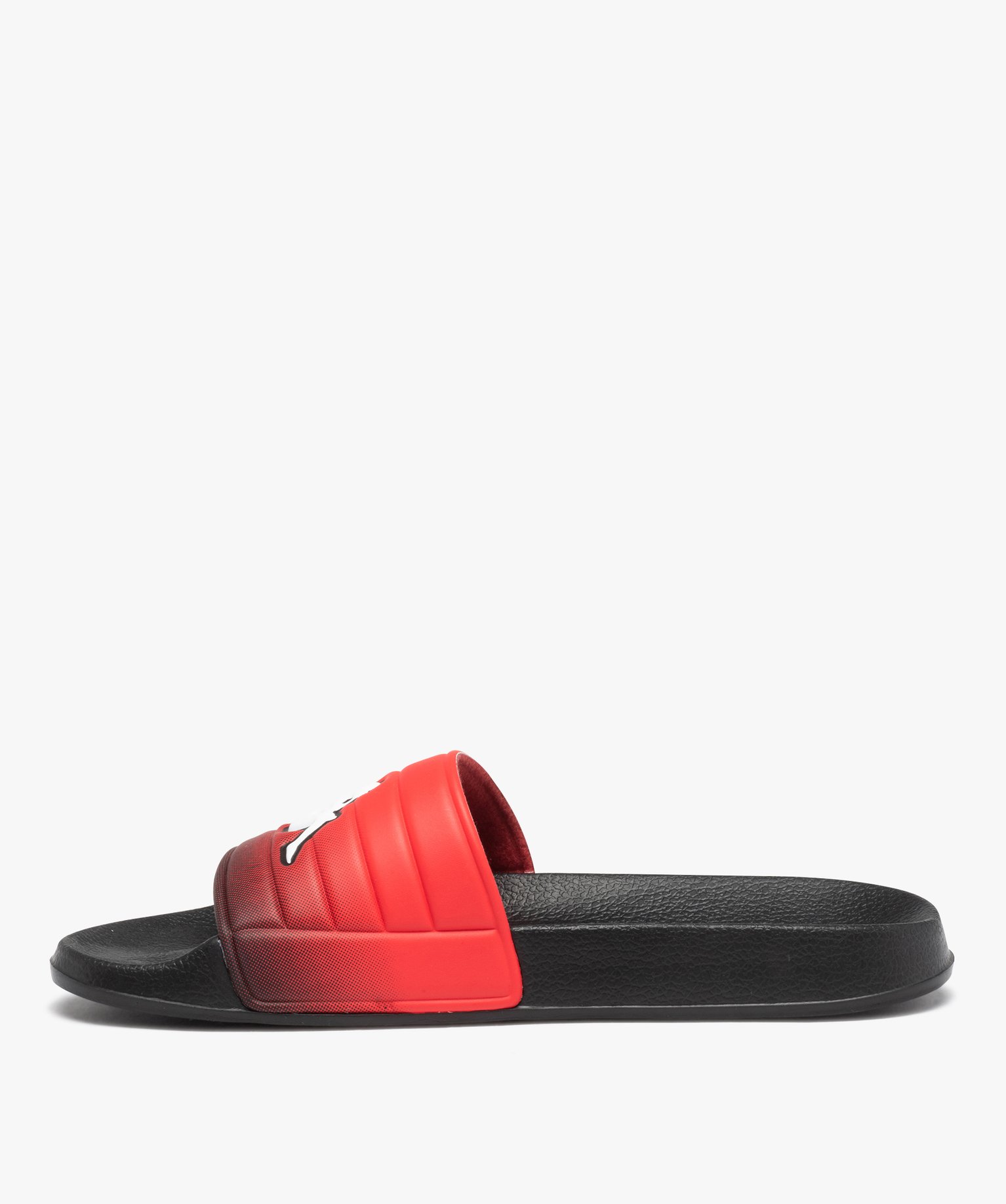 Mules de piscine homme bicolores - Kappa rouge | GEMO
