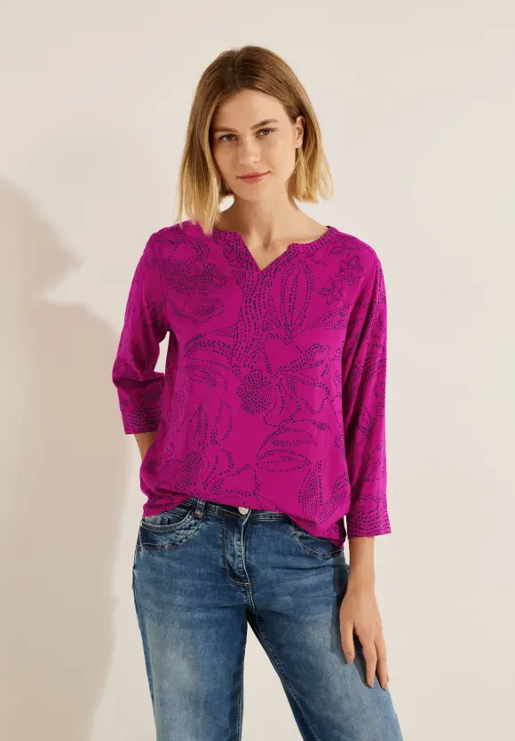 CECIL Bluse mit Punkteprint