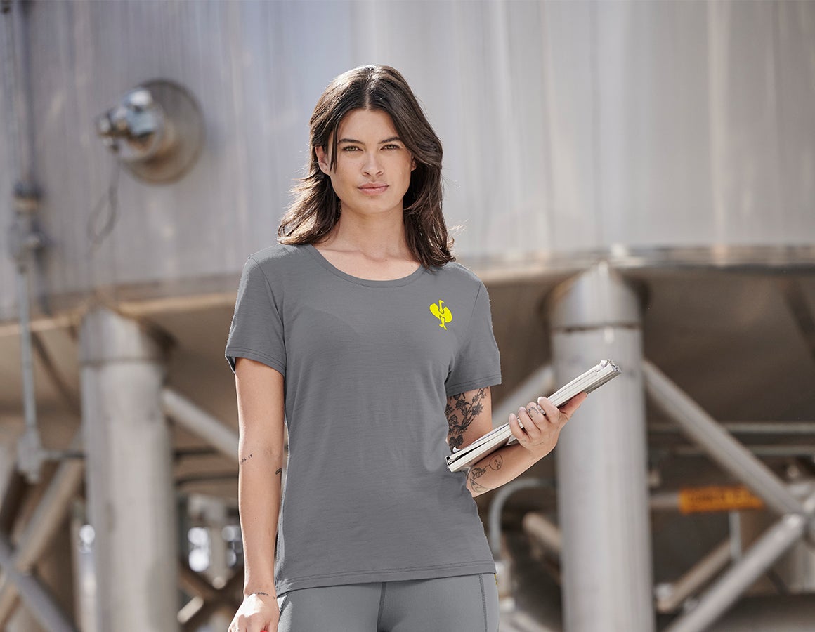 T-Shirt Merino e.s.trail, Damen