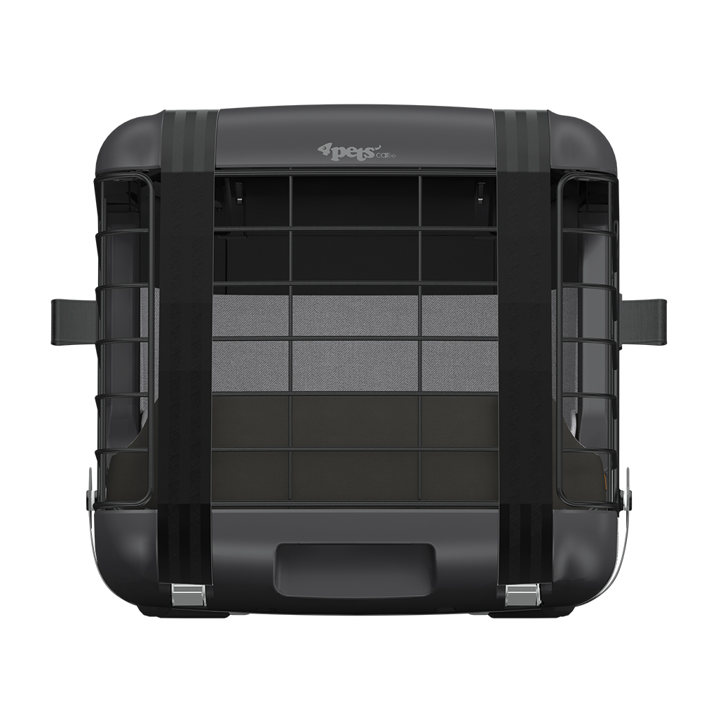 4pets Transportboxen & Gitterboxen 4pets Transportbox Caree cool grey