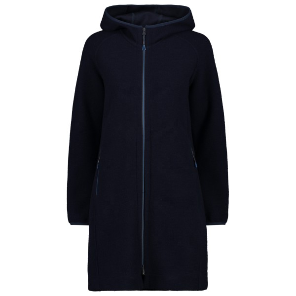 CMP - Women's Parka Fix Hood Bonded Wooltech - Mantel