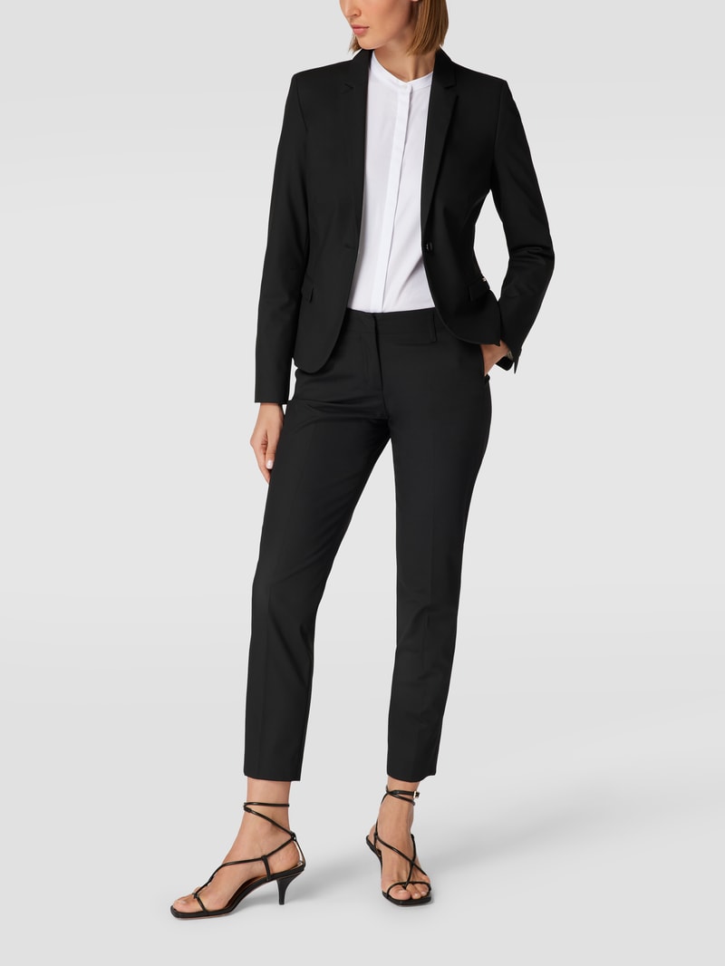 Blazer mit 1-Knopf-Verschluss Modell 'Ciboom' in schwarz