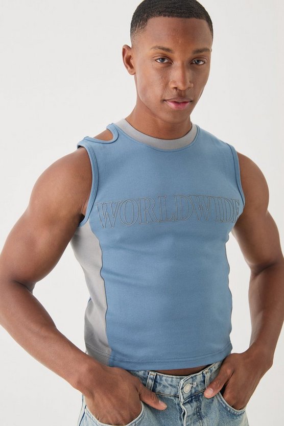Geschnürtes Worldwide Tanktop