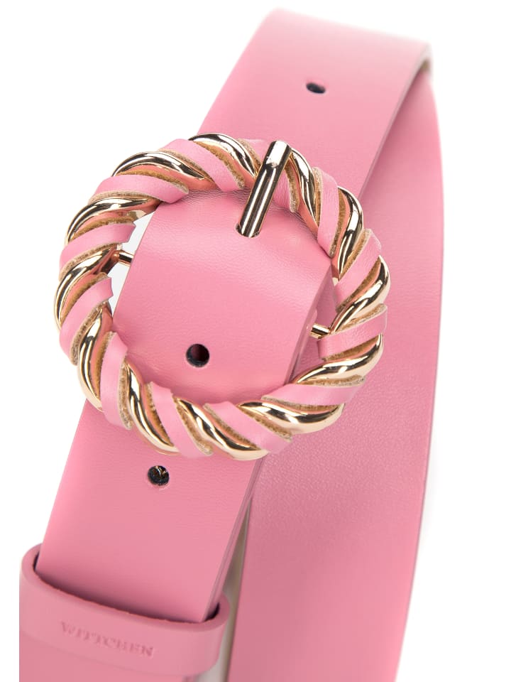 Wittchen Leather belt in Pink günstig kaufen L
