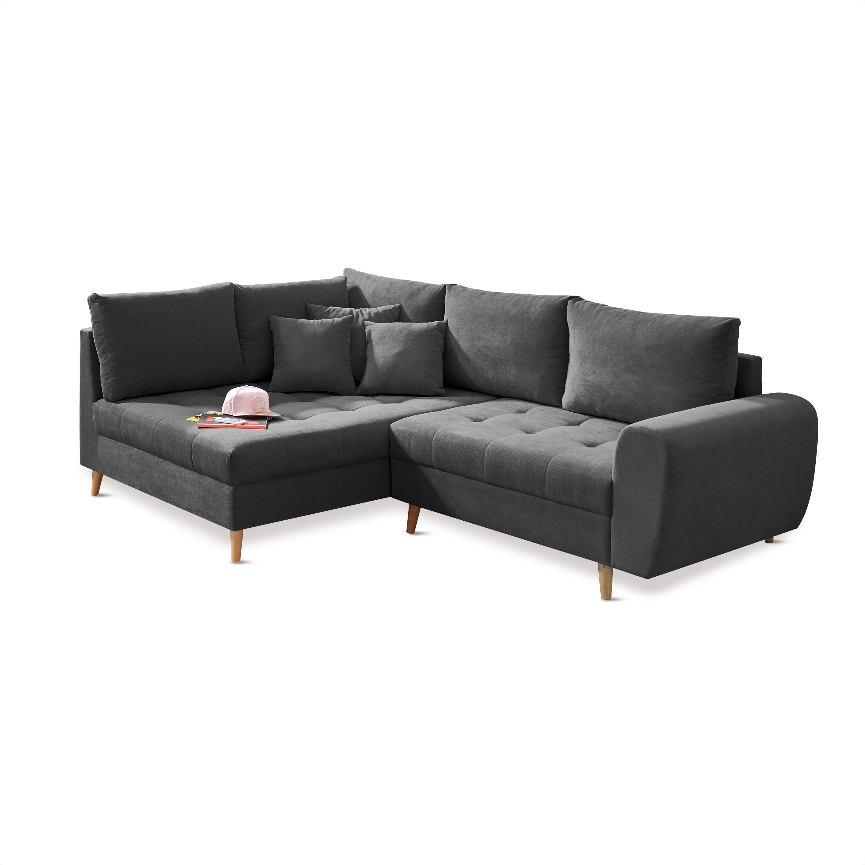 Kabs Polsterwelt Ecksofa Bersone, Rückenkissen, Zierkissen, Made in Europe
