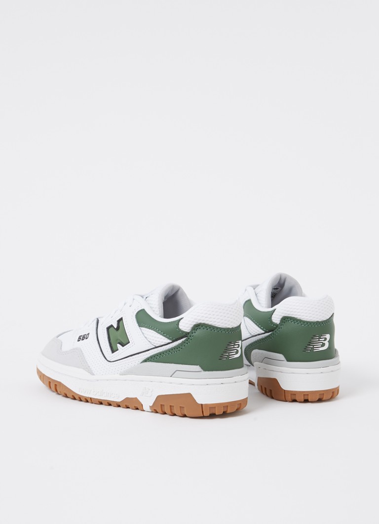 Teniși New Balance 550 cu detalii din piele întoarsă