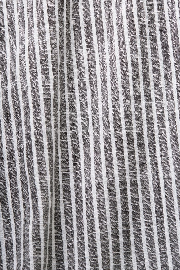 Hemdblusenkleid mit Gürtel, 100 % Baumwolle