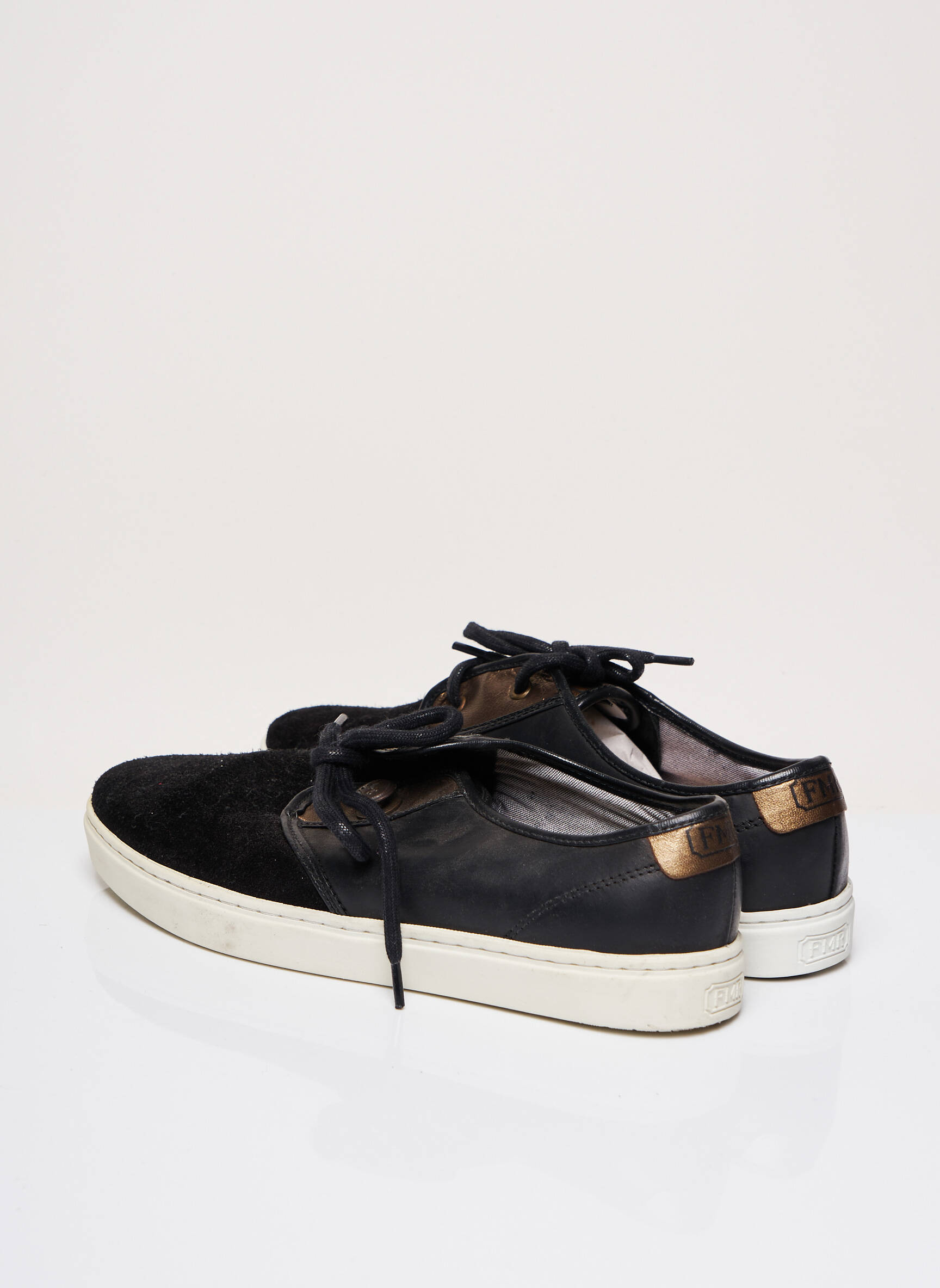 Fmr La Belle Tennis Ephemere Baskets Femme couleur noir