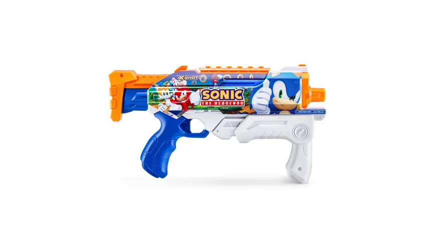 XSHOT Water - Fast Fill Skins Sonic Hyperload Wasserblaster