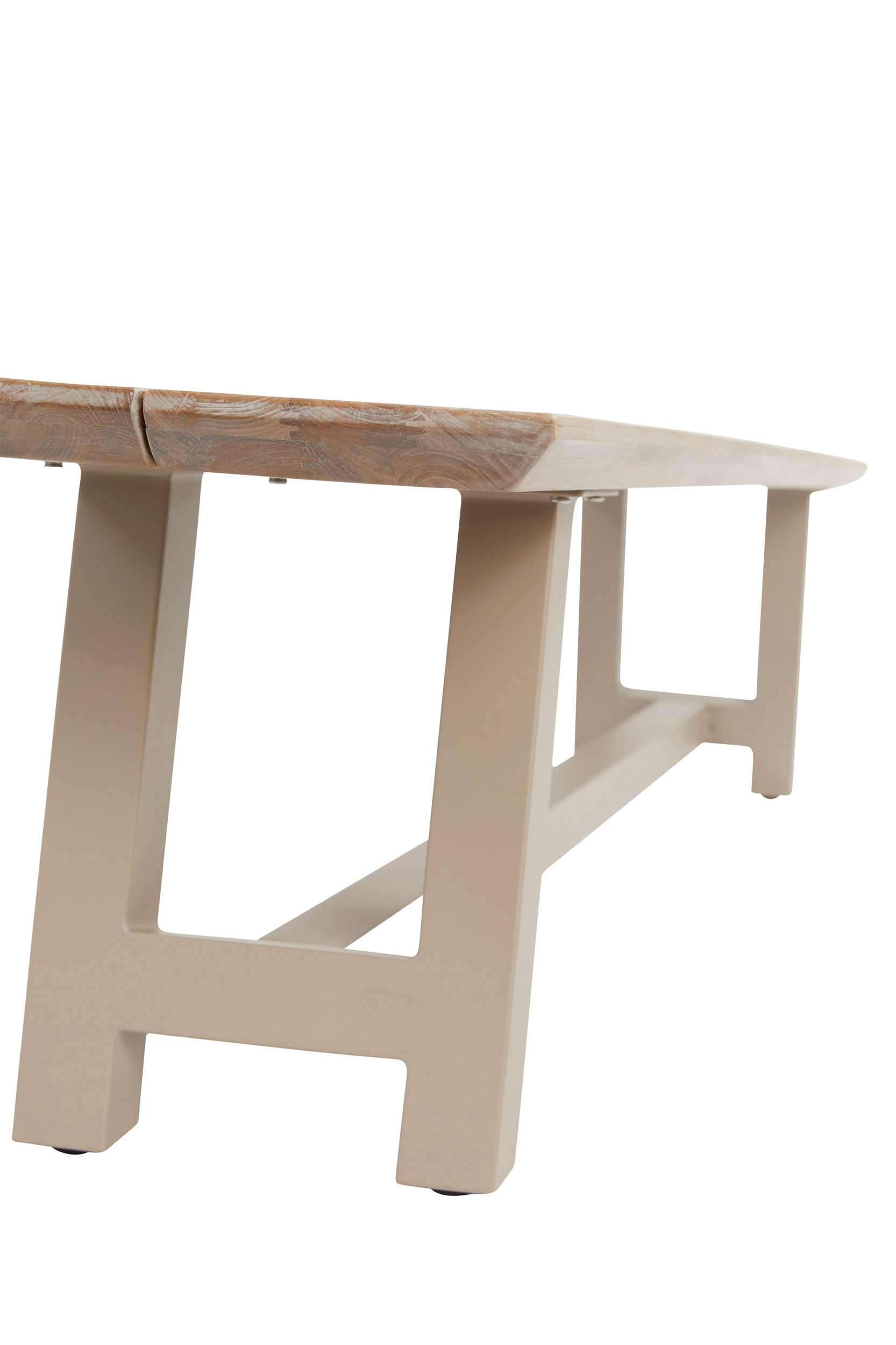 OUTDOORGartenbank Teak Weiss