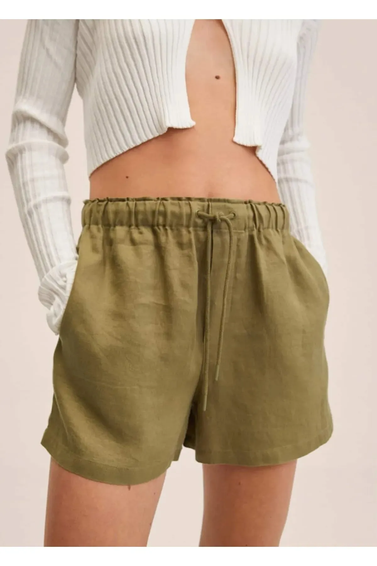 MANGO  27007877 Frau / Mädchen Khaki
