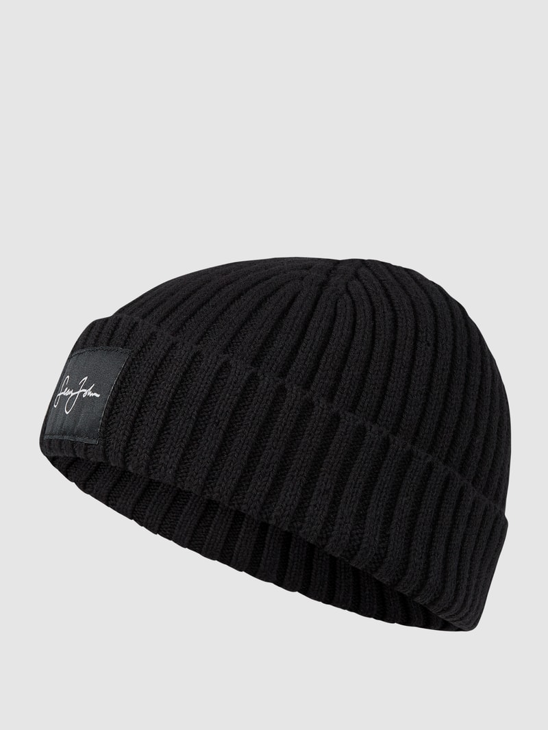 Mütze mit Logo in schwarz