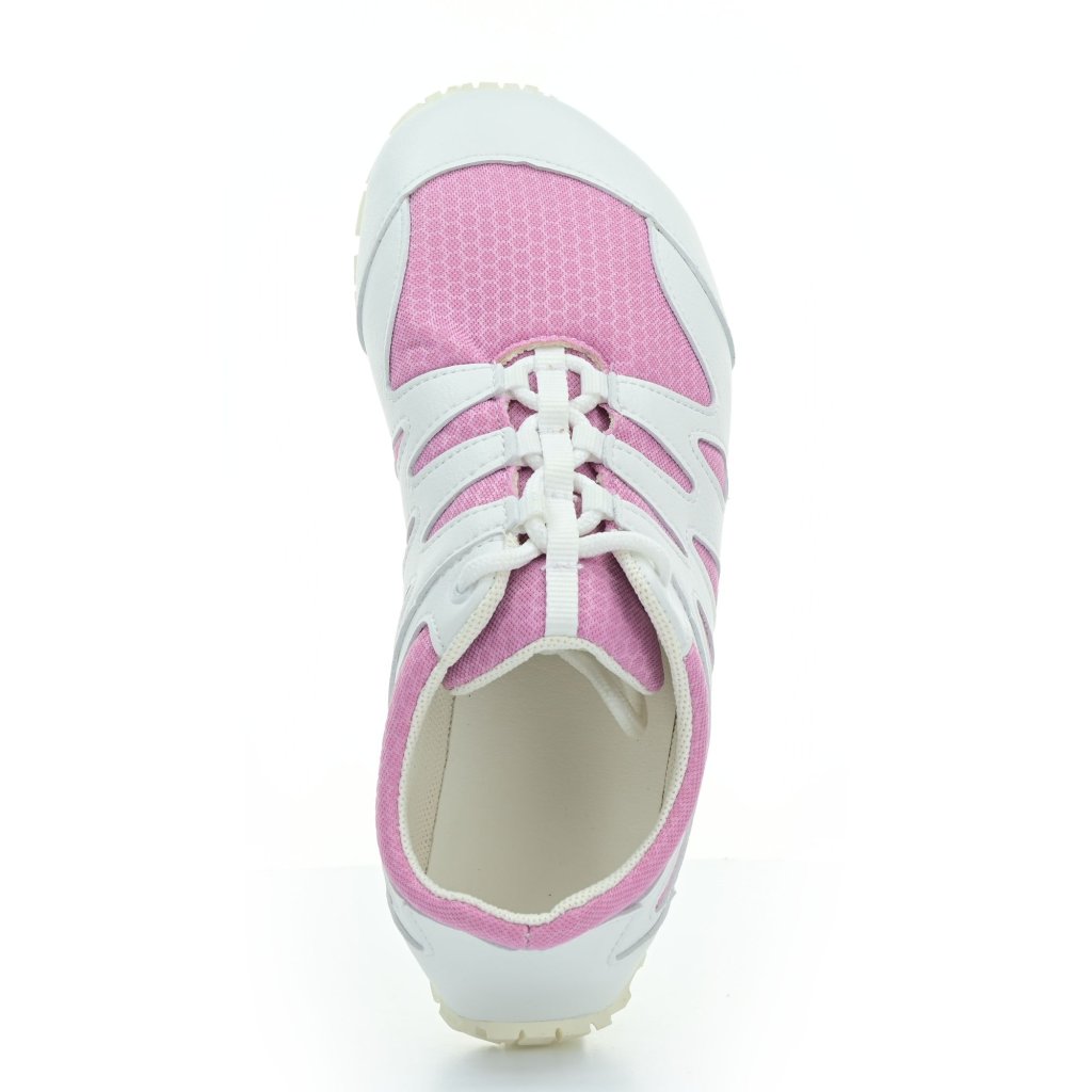 Ahinsa Chitra run rosa - weiß Barfußsneakers